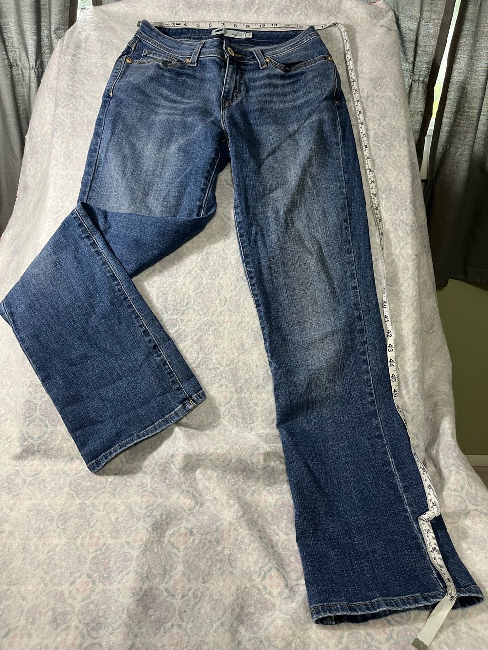 Levi 529 Curvy Boot Cut medium wash women's 8 long